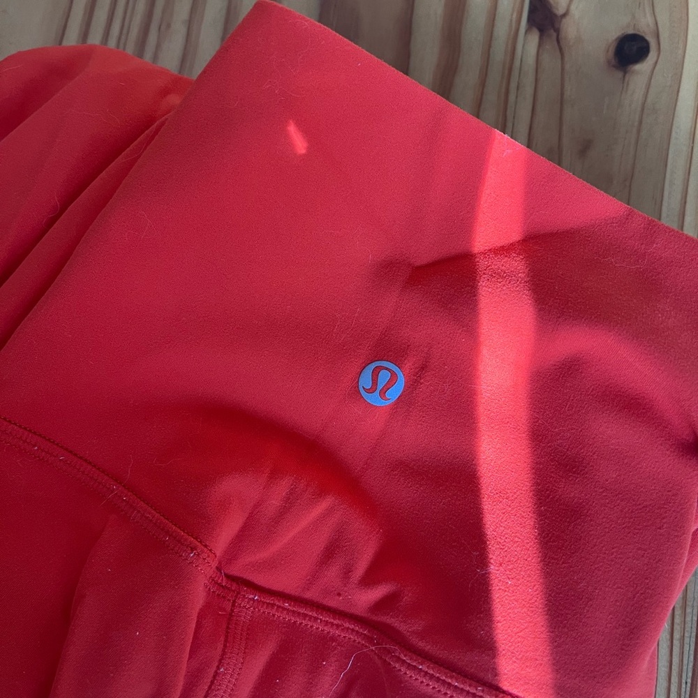 Orange lululemon leggings